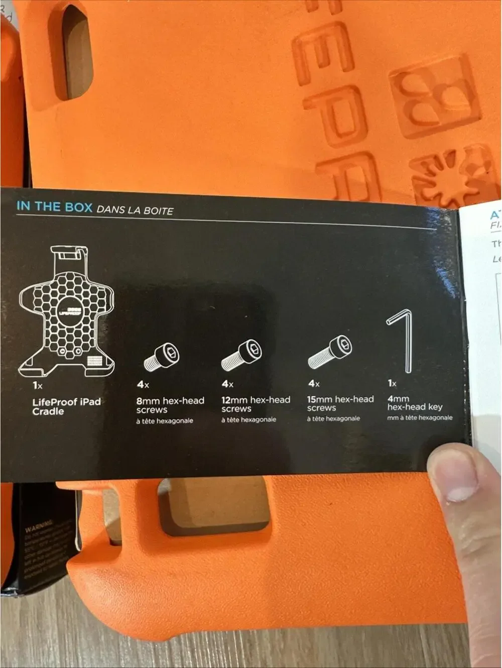 LifeProof LifeJacket apple iPad Case (2 Orange) + iPad Mounting Cradle Holder